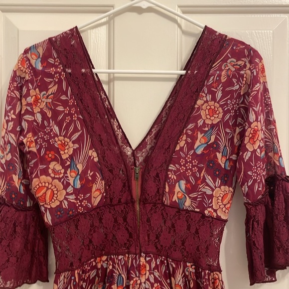 Free People FP One Dulce Maria Maxi Dress Sz 0 - Picture 6 of 6